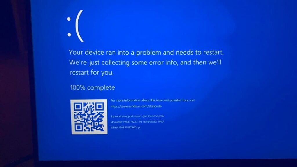Your PC Ran Into a Problem windows 11