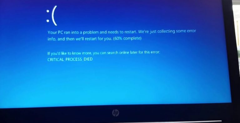 Critical Process Died Error On Windows 10 - Troubleshooting Guide