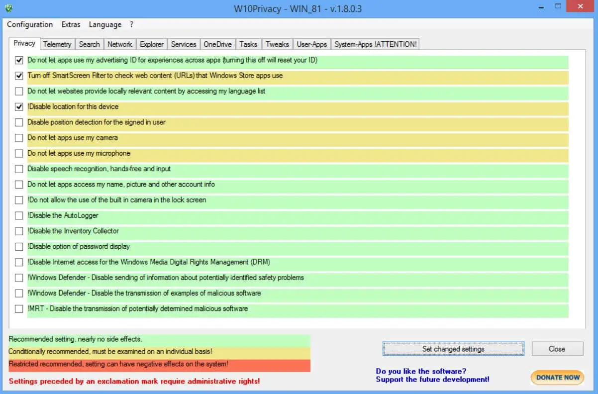 W10Privacy 4.1.2.4 for windows instal free