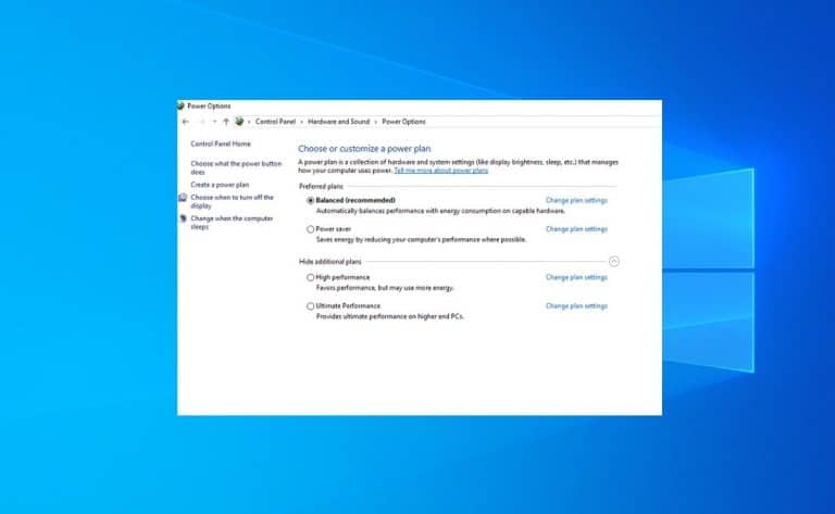 windows 10 best performance mode