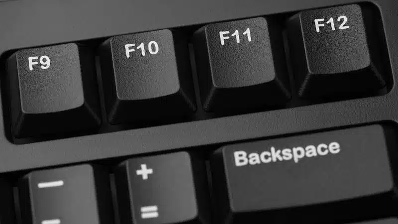 Function key keyboard shortcuts