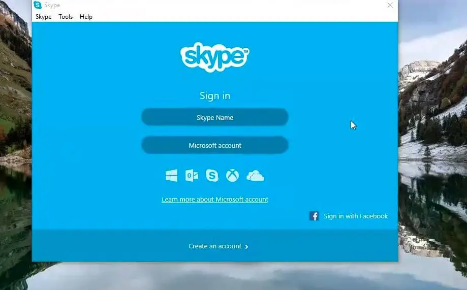 Skype not responding on windows 10
