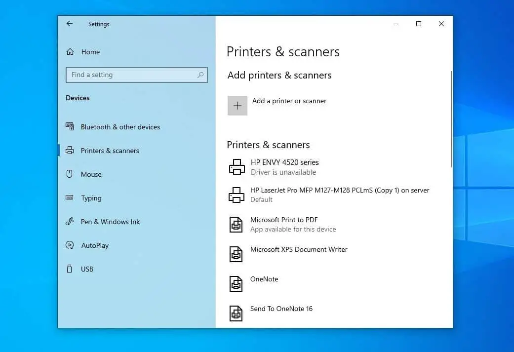 Windows 10 Printer Driver Is Unavailable