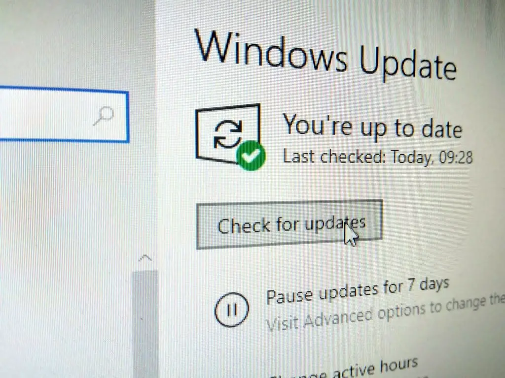 Windows 10 update  
