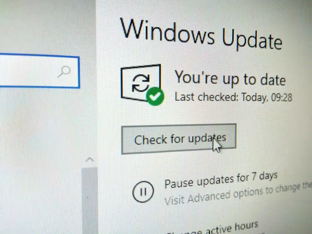 Windows 10 update 