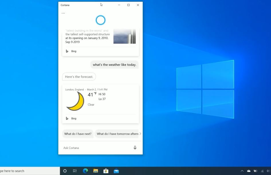 Cortana is now an app