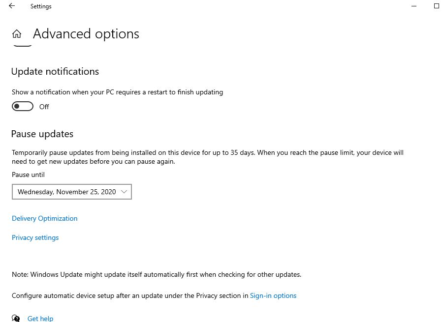 How to Delay the Windows 10 version 20H2 October 2020 Update Installation - 46