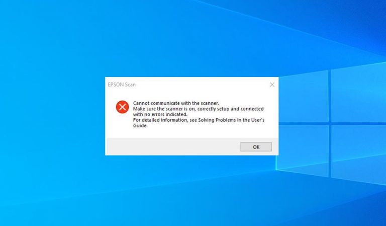 Windows 10 Scanner Not Working 