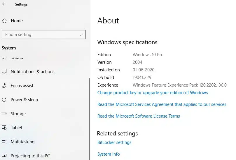 Recursos do Windows 10 Pro