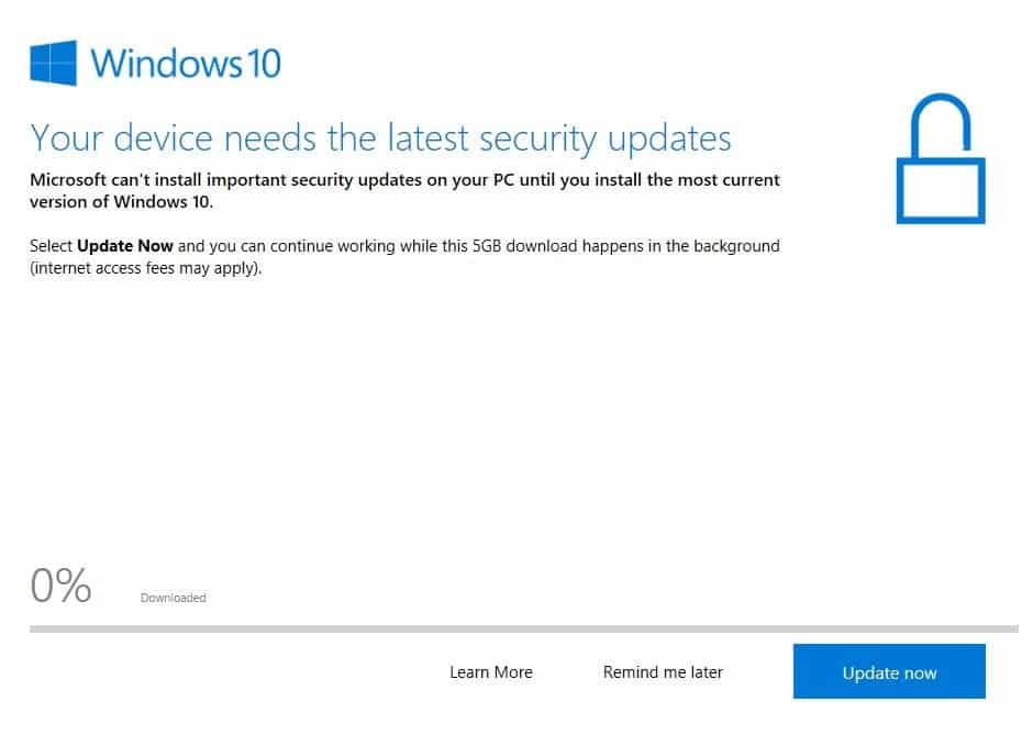 Microsoft Automatically forcing to upgrade Windows 10