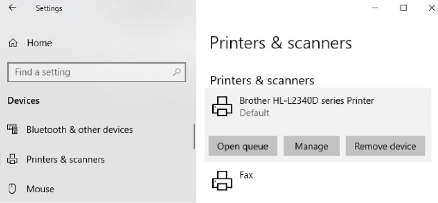 Remove printer