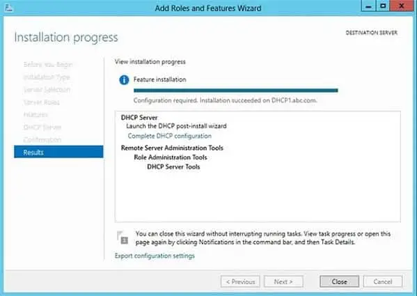 Install and Configure DHCP Server in Windows Server 2012 - 47
