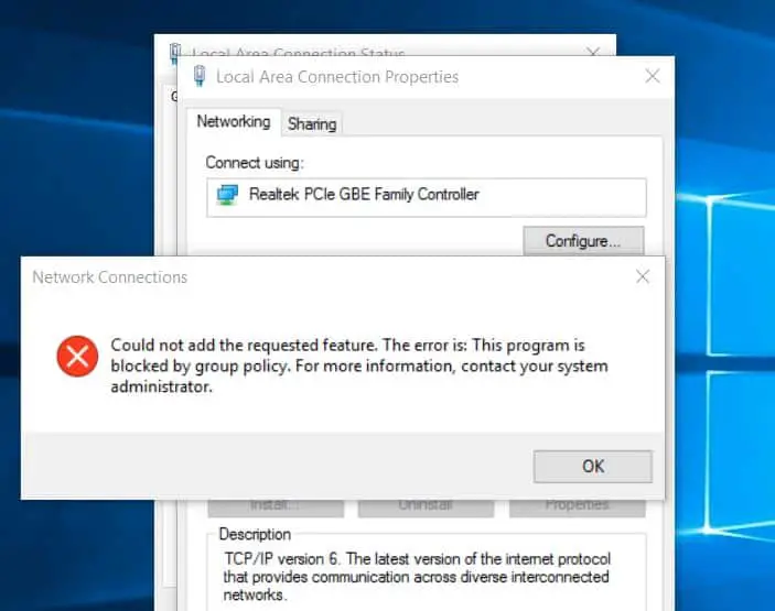 This Program Is Blocked by Group Policy