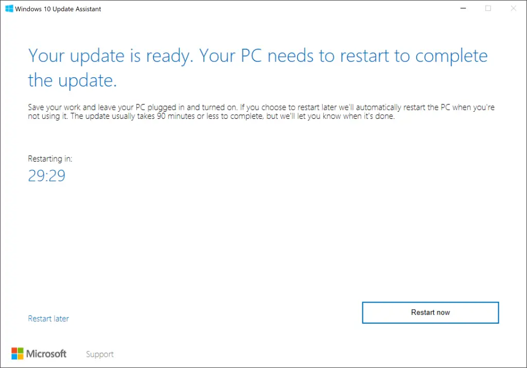 Solved : Feature Update to Windows 10 version 20H2 failed ...