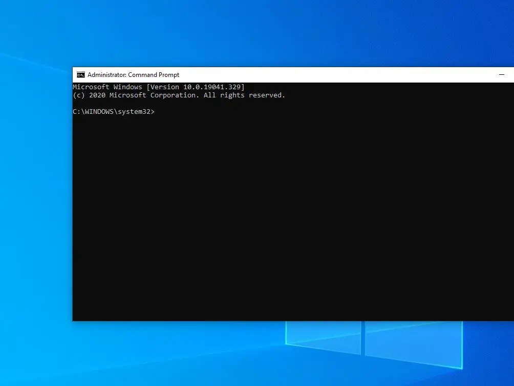 Windows 10 Command prompt