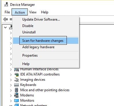 scan hardware changes