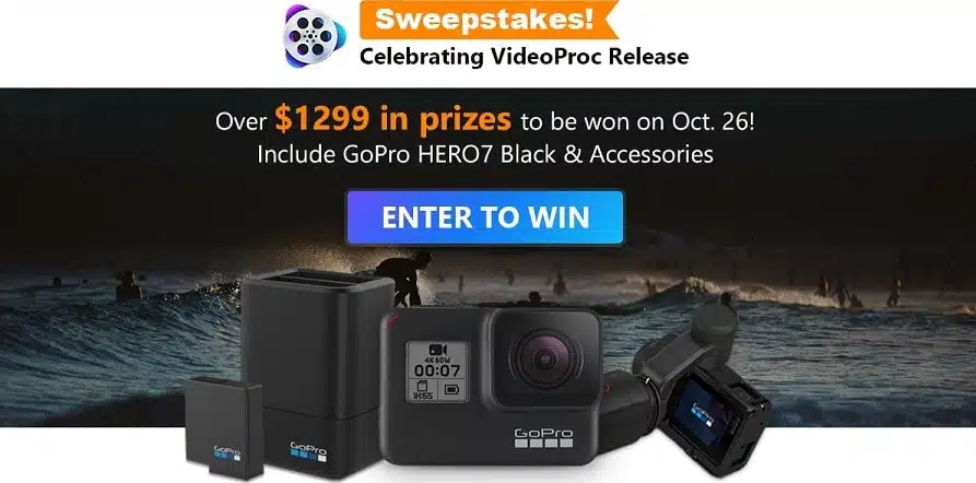 sweepstakes Win GoPro Hero7 and Accessories