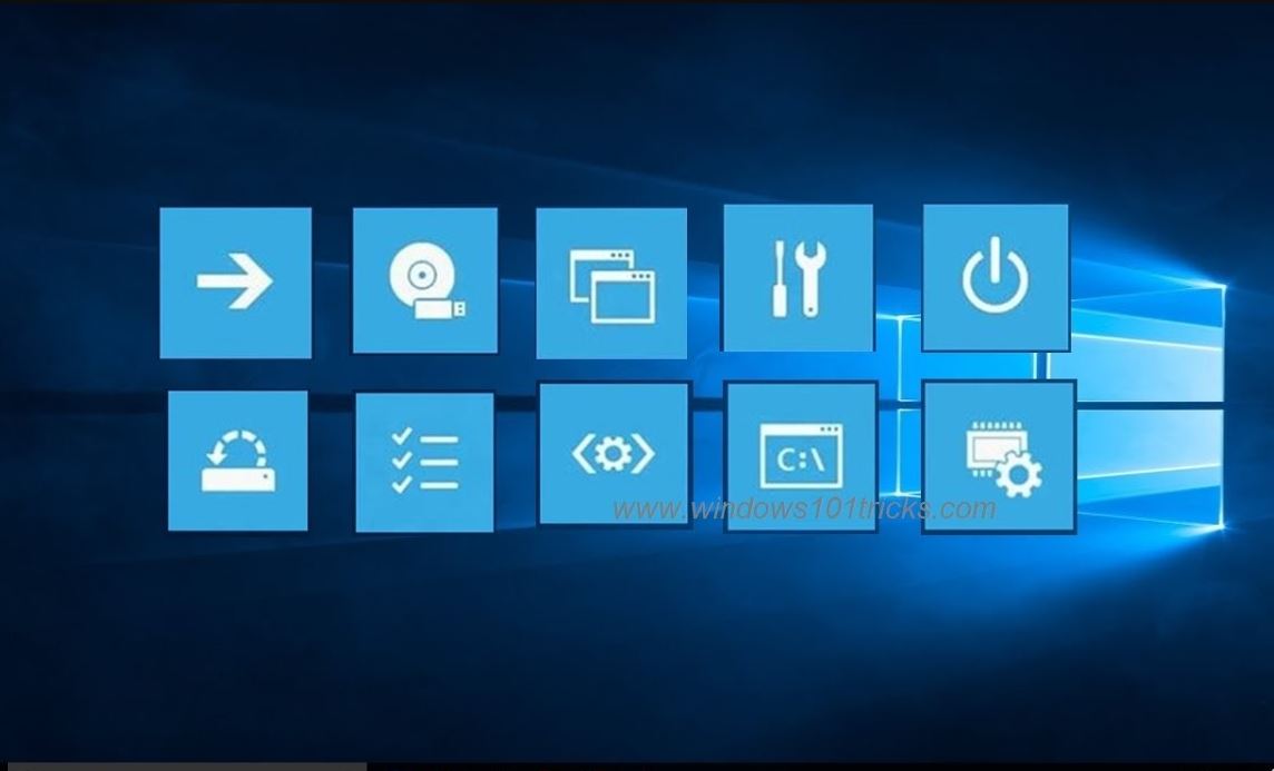 Advanced boot options windows 10