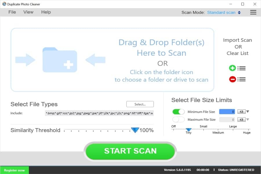 DPC Standard Scan mode