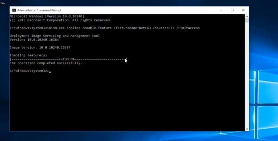 Fix NET Framework 3 5 installation Error 0X800F081F in Windows 10 - 98