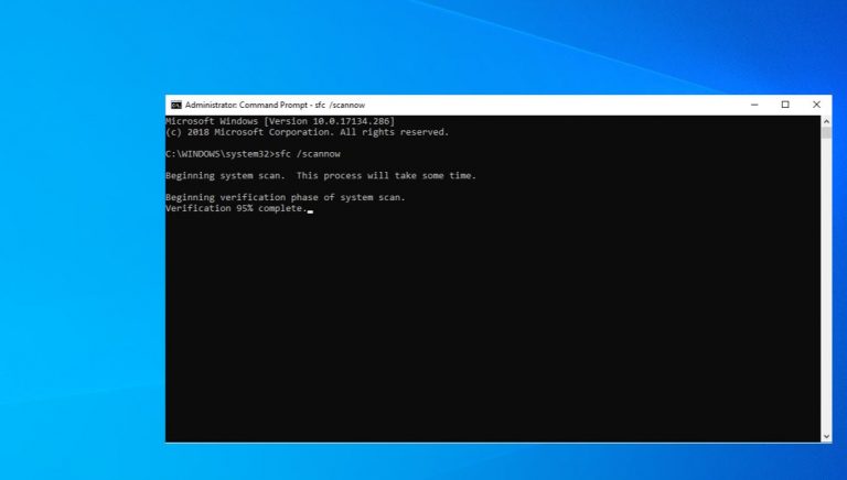 windows 10 run system file checker