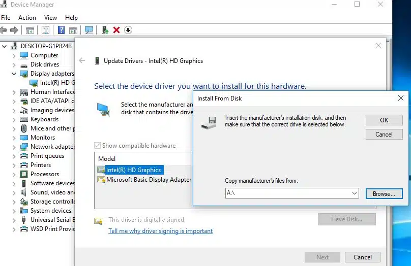 install Device Driver
