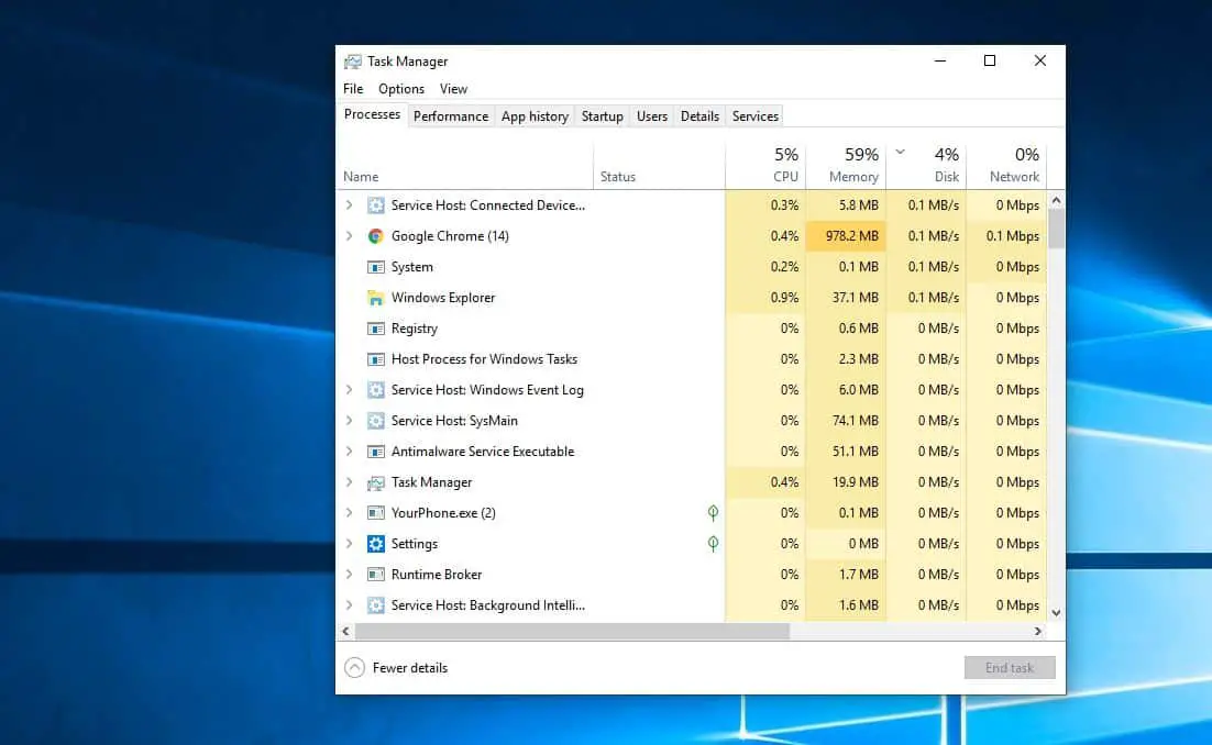 ntoskrnl.exe high CPU usage windows 10