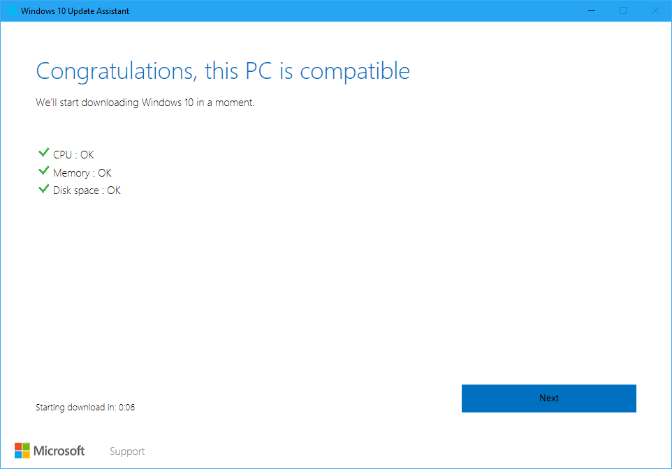 system requirement check for windows 10 install