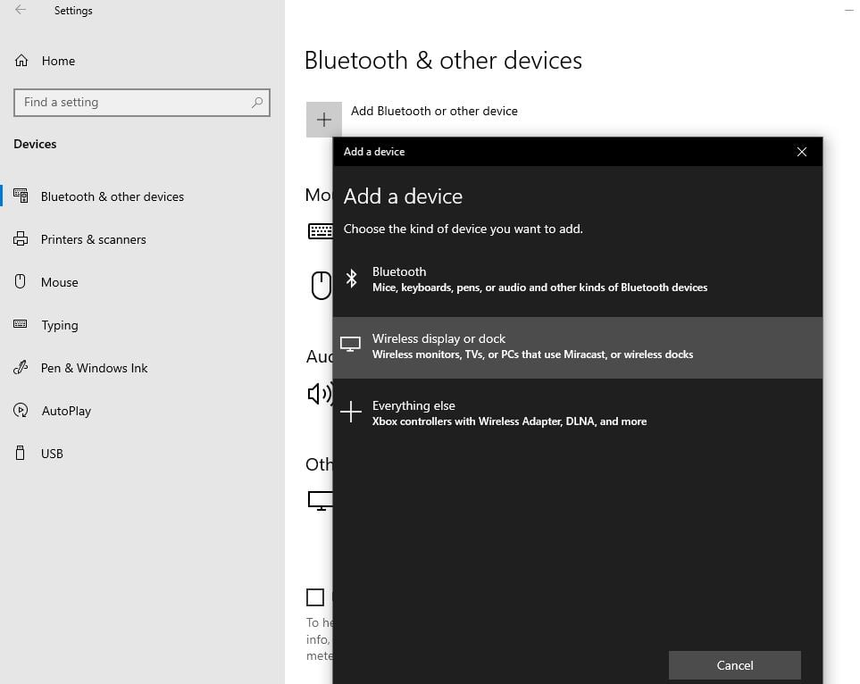 Miracast Display Port Driver Windows 10