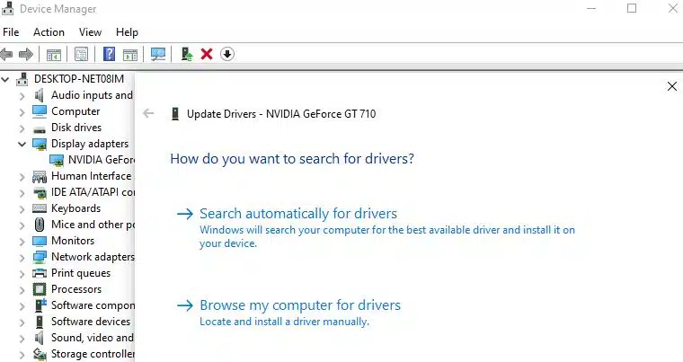 Update NVIDIA graphics driver