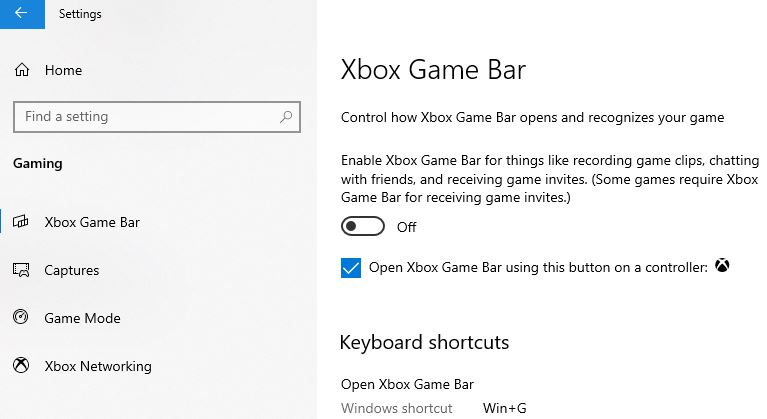 Microsoft's Xbox Game Bar is crashing with error 0x803F8001