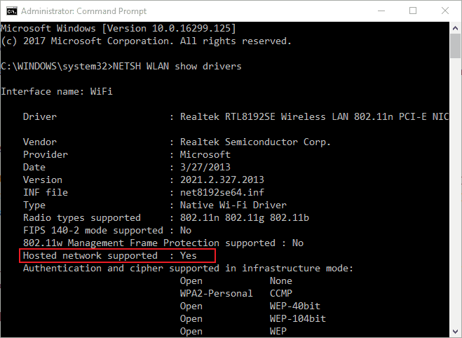 mobile hotspot support