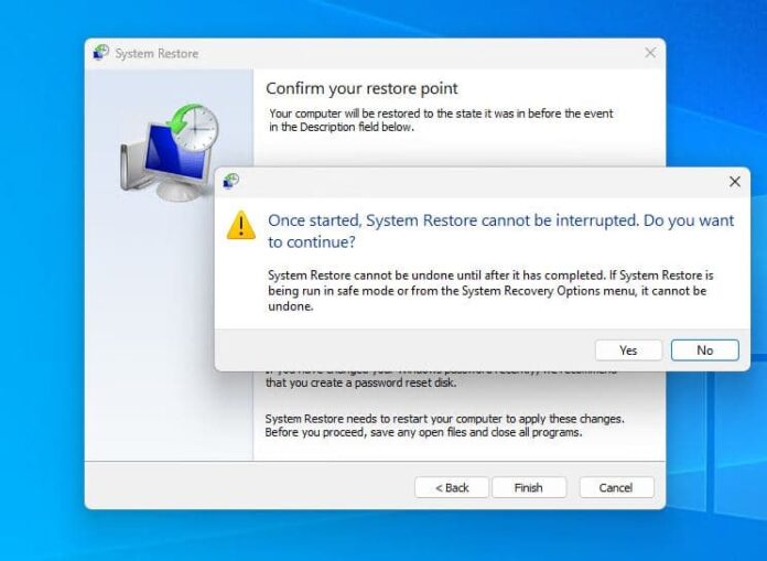 what is ystem Restore in Windows