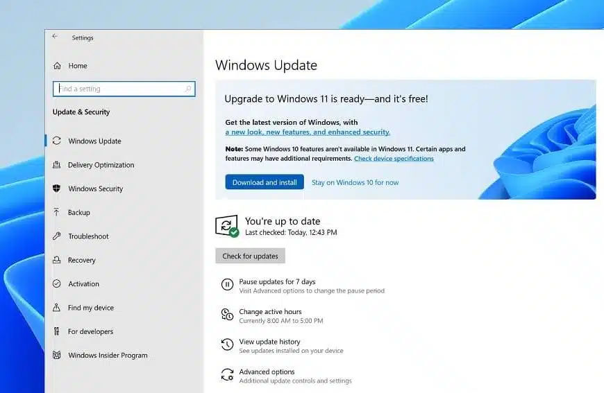 Download and install windows 11