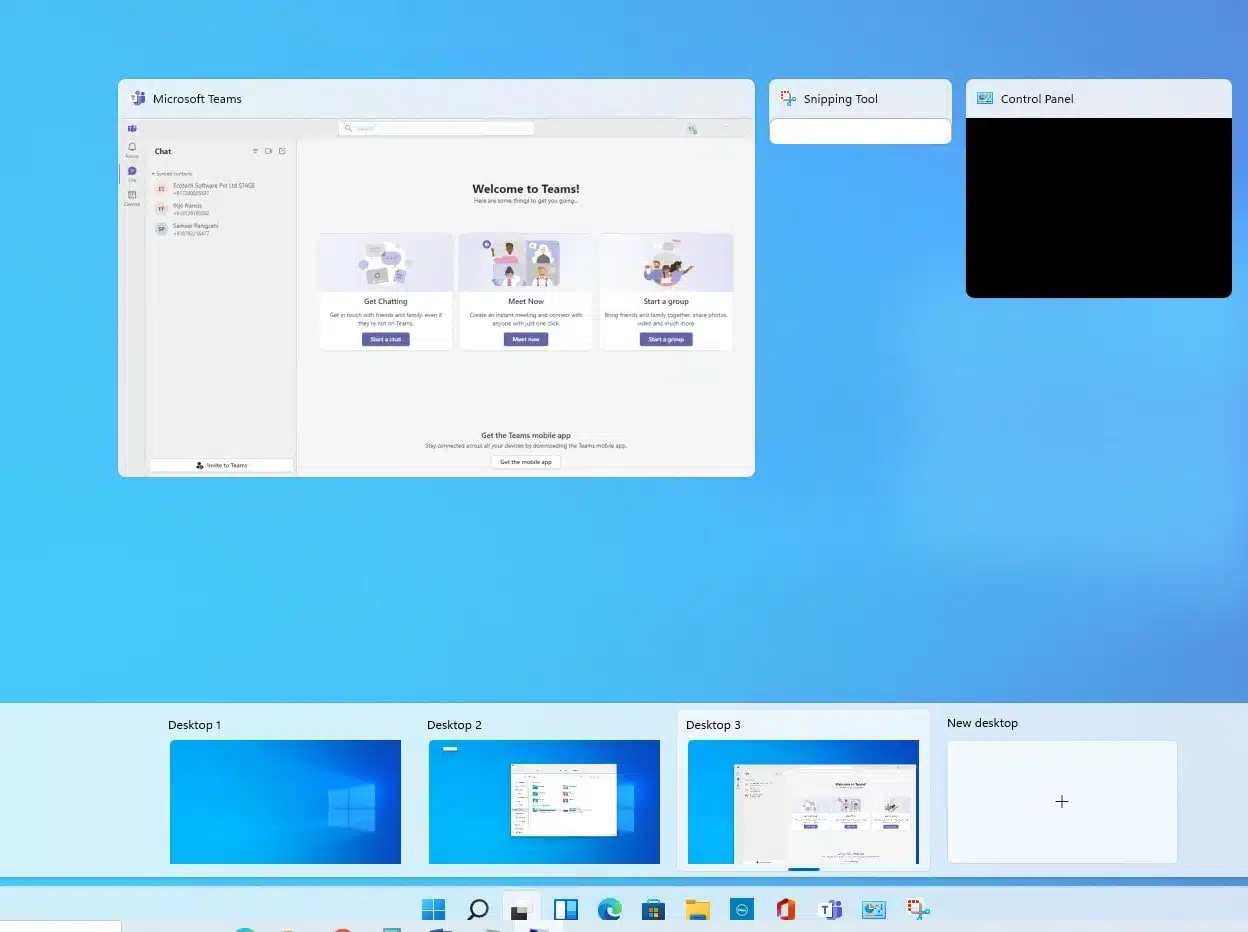 Multiple Desktop On Windows 11