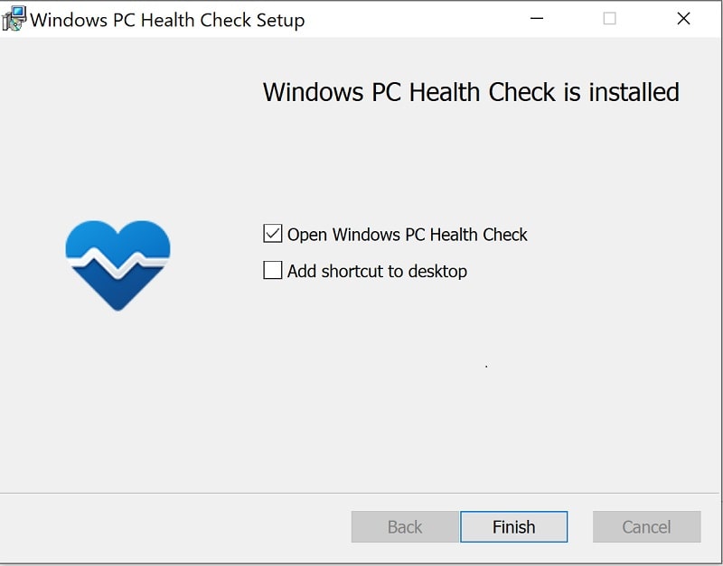 PC Health Check tool