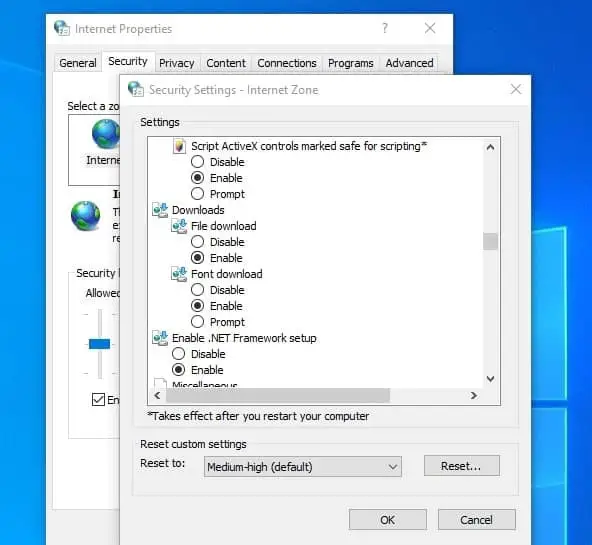 Check Windows Attachment Manager