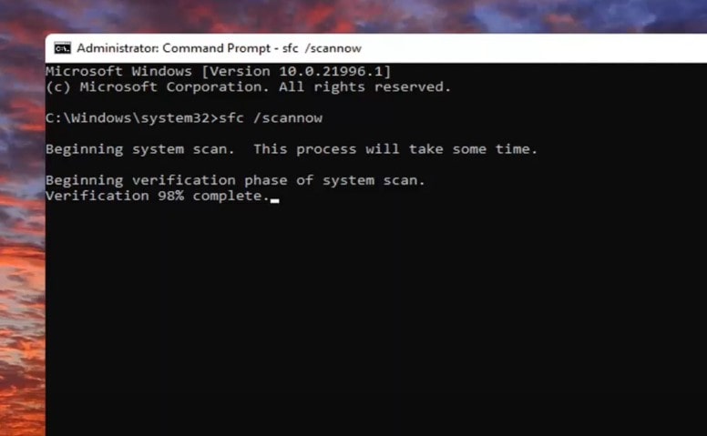 sfc command windows 11