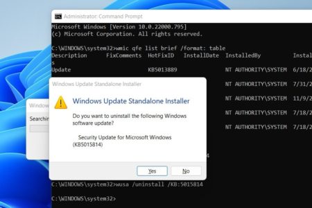 uninstall windows 11 update cmd
