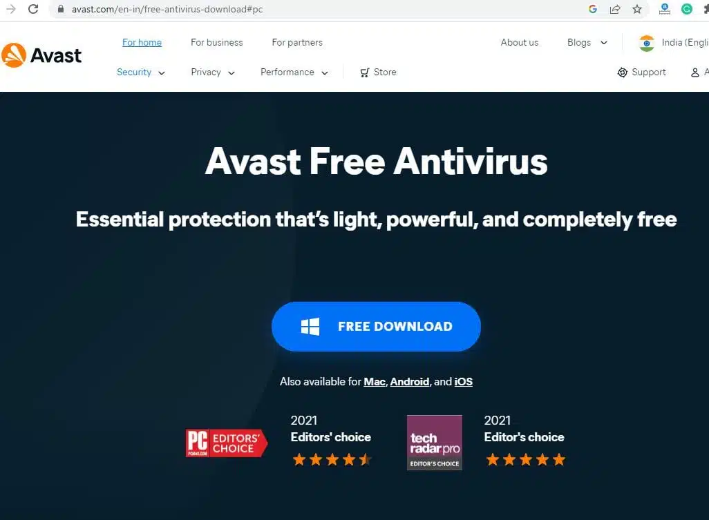 Avast Free Antivirus