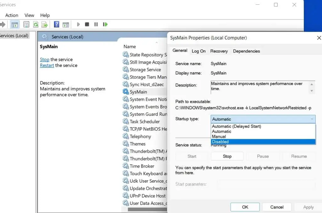  Solved  Service Host SysMain High Disk Usage in Windows 11 - 43