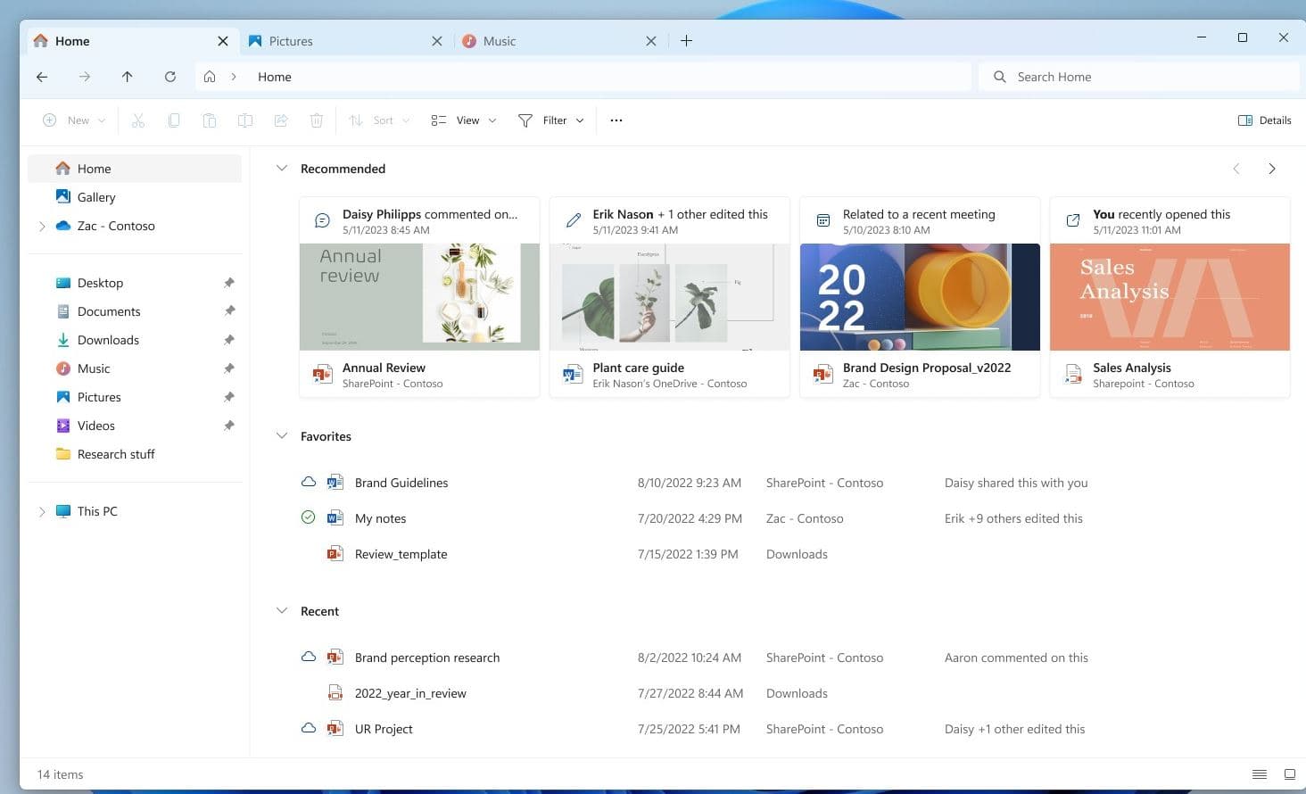 File Explorer getting a modern look