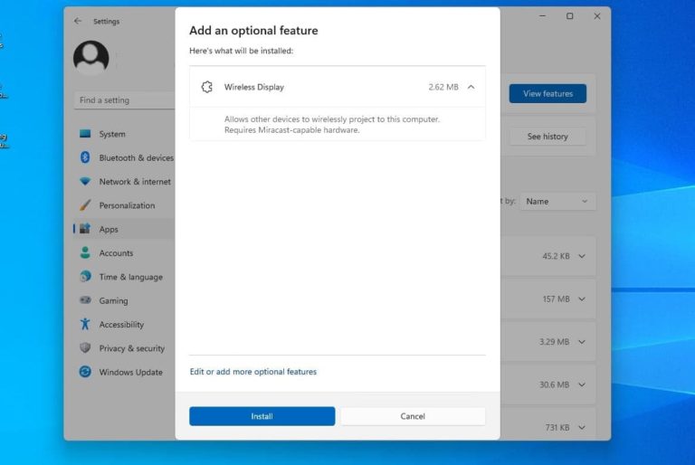 windows 11 wireless display stuck on connecting