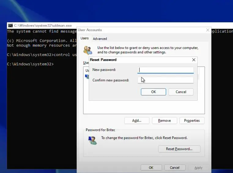 How to Reset Windows 11 password without any software - 36