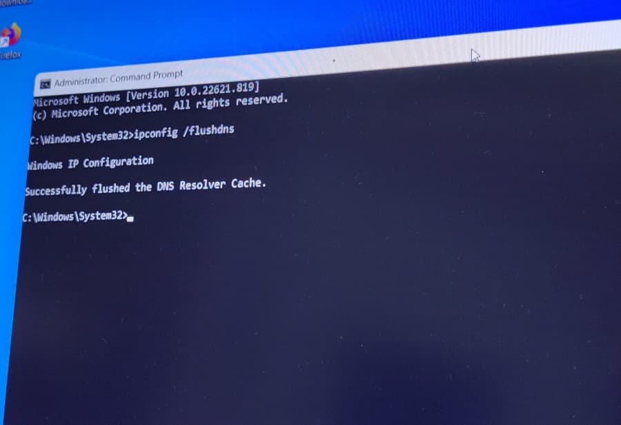 How to flush DNS cache windows 11