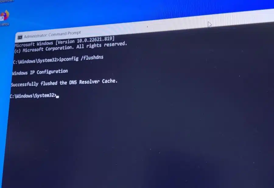 How to flush DNS cache windows 11