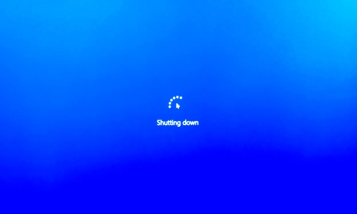 Windows 11 shutdown