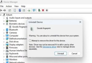 5 Ways To Fix Fingerprint Sensor Not Working In Windows 11