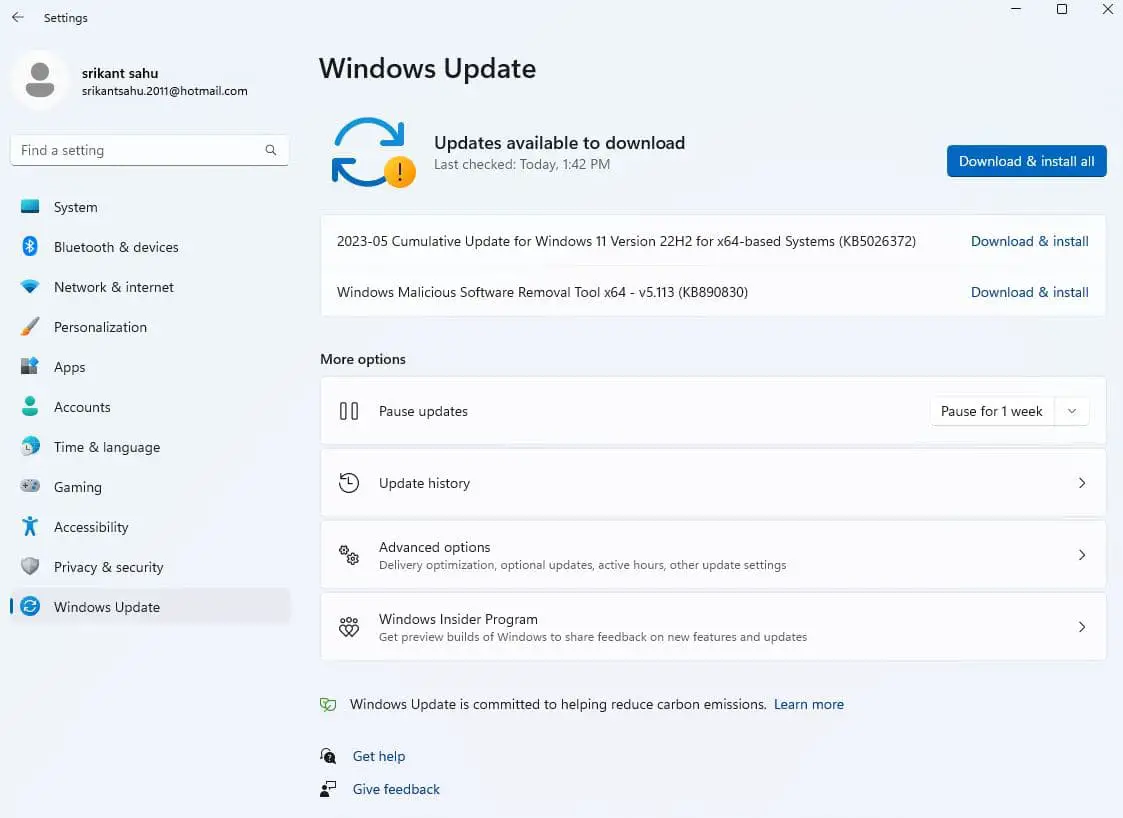 Download Windows 11 KB5026372 update