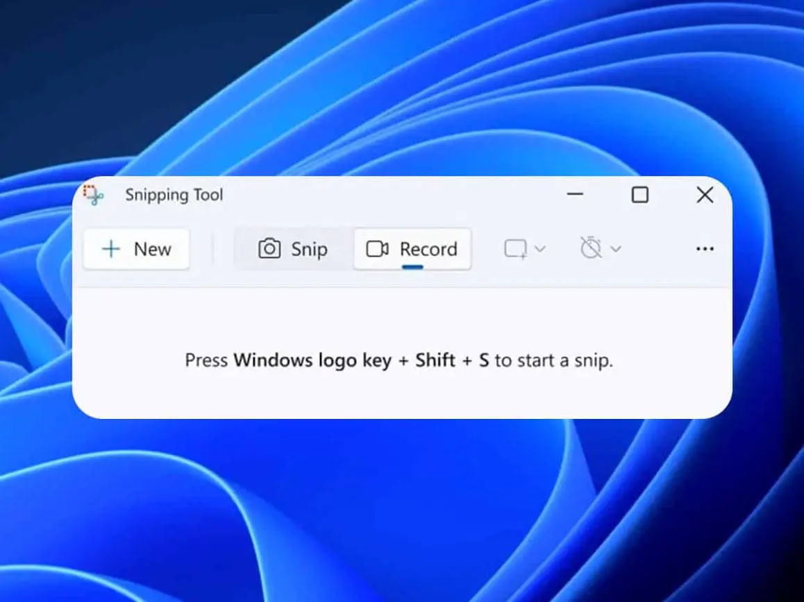 Snipping Tool not working in Windows 11